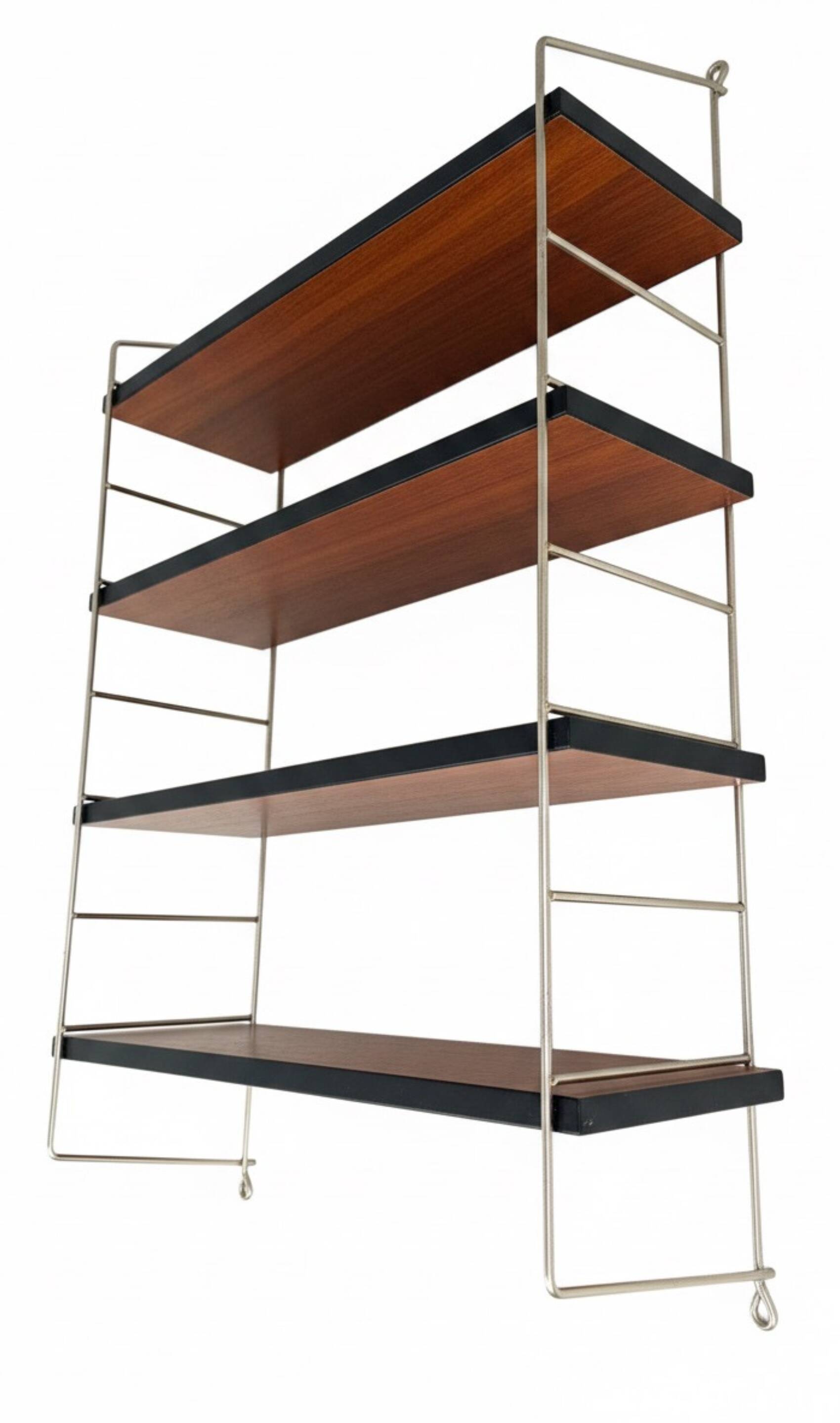 Vintage wall shelf, Scandinavian design, 70s-80s.