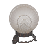 Lampe boule art déco
