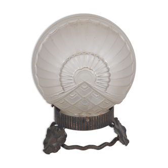 Lampe boule art déco