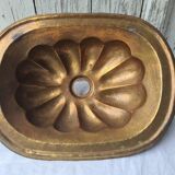 Basin, hammered copper shell hand basin
