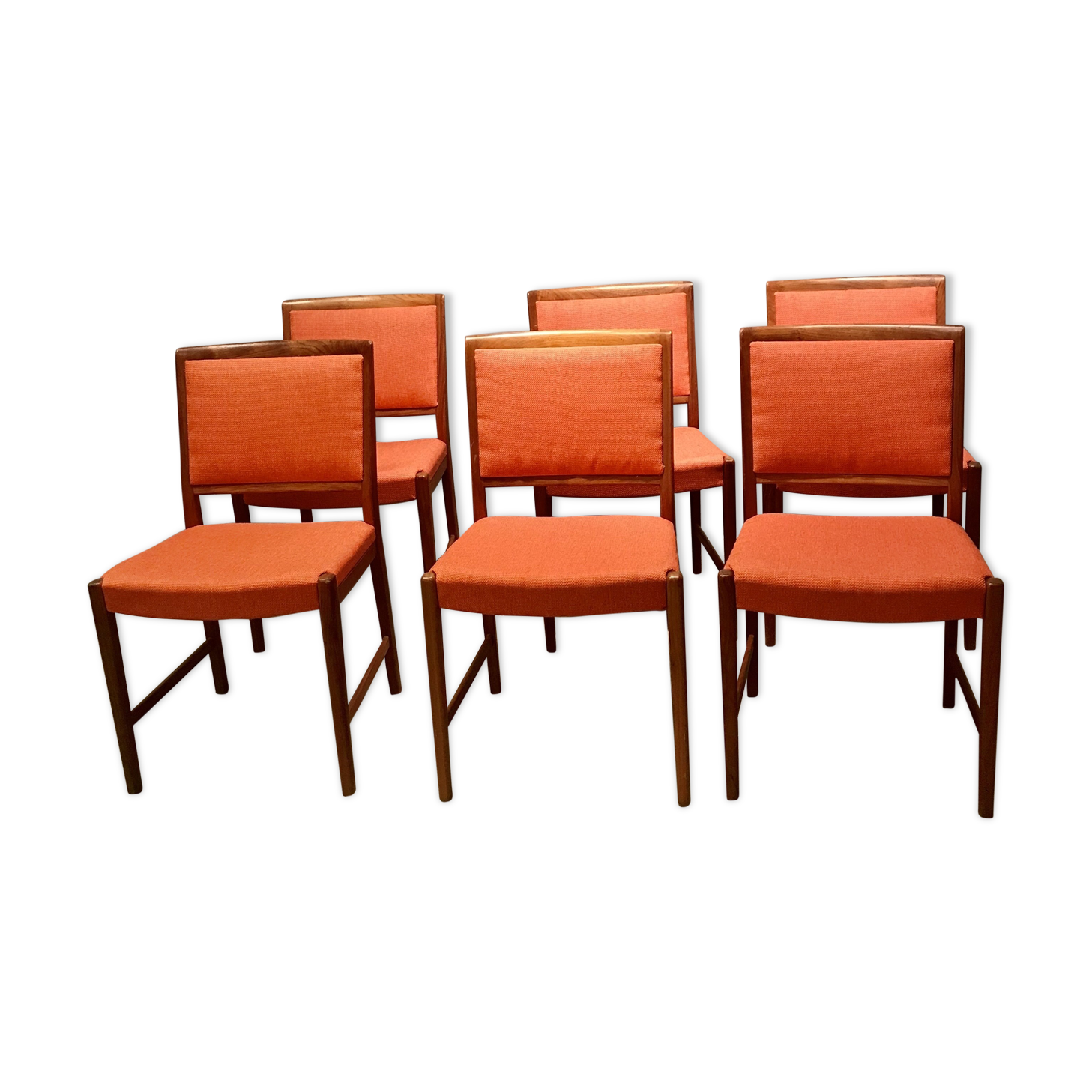 A Set Of Six Danish Chairs