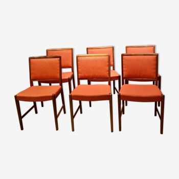 A Set Of Six Danish Chairs