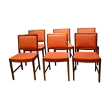 Un ensemble de six chaises danoises