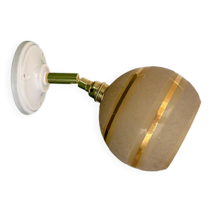 Applique globe vintage - jaune