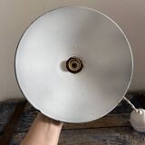 Enamelled sheet metal pendant light