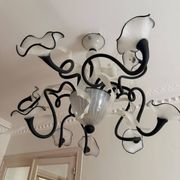 Lustre murano - moderne design - superbe - LED couleur chaude