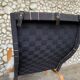 Pernilla armchair in black canvas by Bruno Mathsson, Dux, Sweden 1970