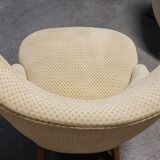 Armchair wing chair egg Barrel 50s modernist