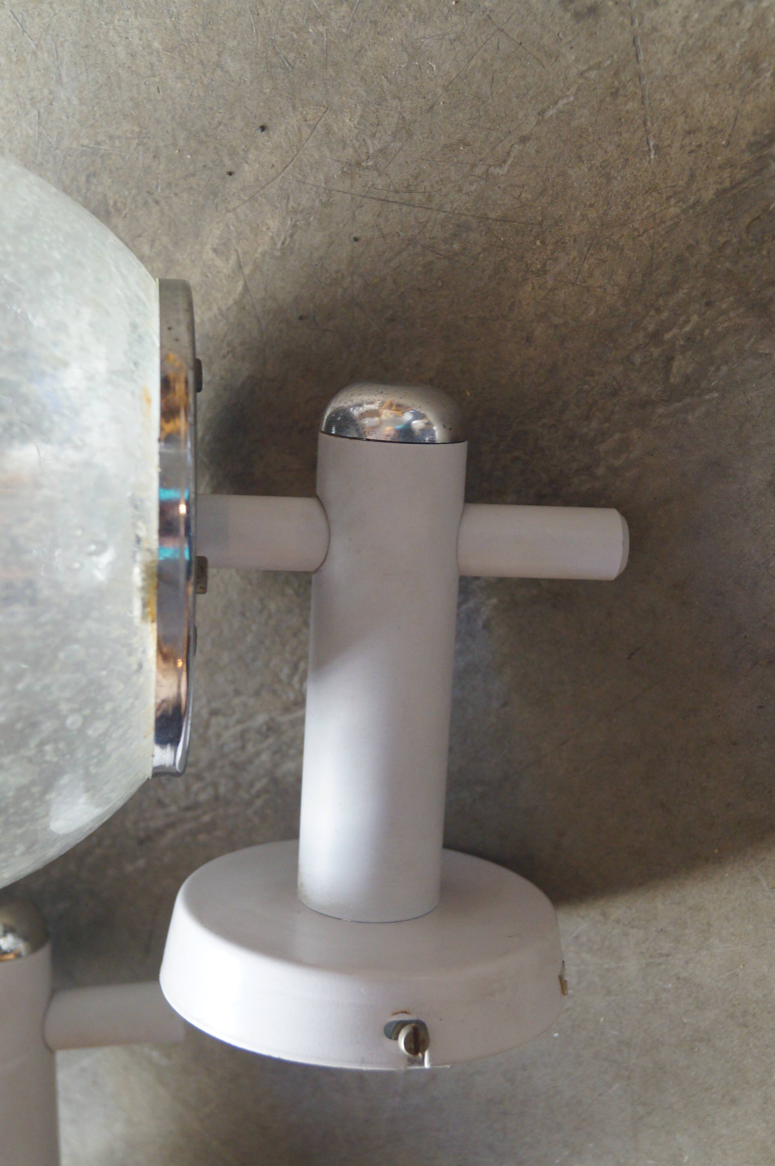 Pair of wall lamps Targetti Sankey 1960