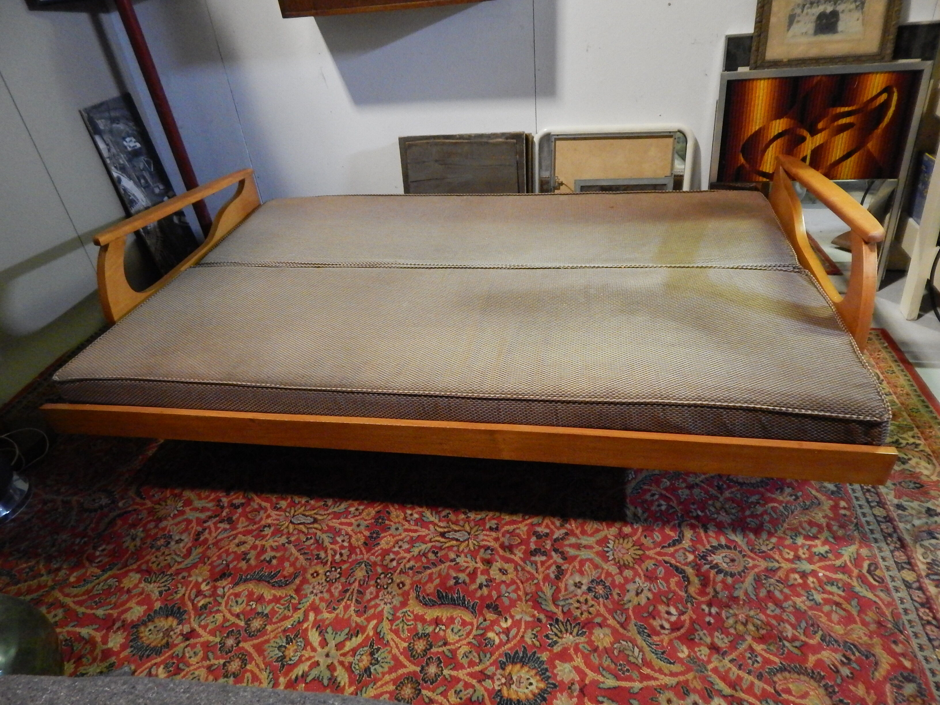 Vintage convertible sofa year 50