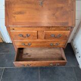 Louis XV style sloping desk in solid walnut