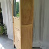 Carved and glazed wardrobe
