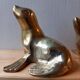 Duo d'otaries  en laiton