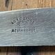 Set of 12 silver-plated metal knives with steel blades from the early 20th century