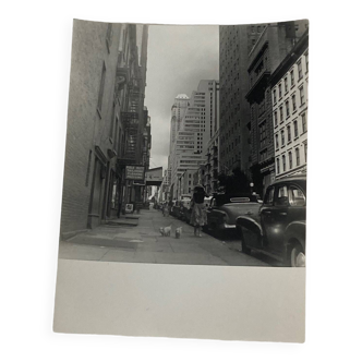 Vintage photo of New York 1950s format 6/6.