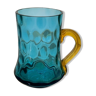 Mug cup Georges Sand Verrerie de Portieux XIX th century
