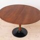 Mid Century Modern Round Dining Table, Czechoslovakia, Eero Saarinen Style