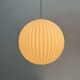 Rare Louis Kalff for Philips opaline glass pendant light, 1960s
