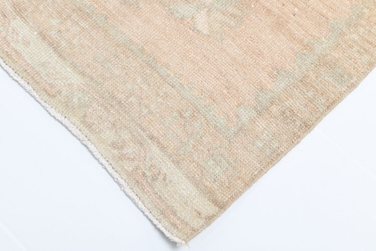2x11 brown & beige stair vintage runner rug,343x72cm