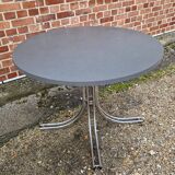 Table cuisine ronde 1970