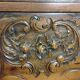 Antique wooden bedside table