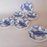 6 assiettes plates anglaises Ironstone Tableware