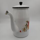 Enameled metal coffee maker