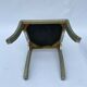 Chaise 1980 tete de belier metal velours violet vintage