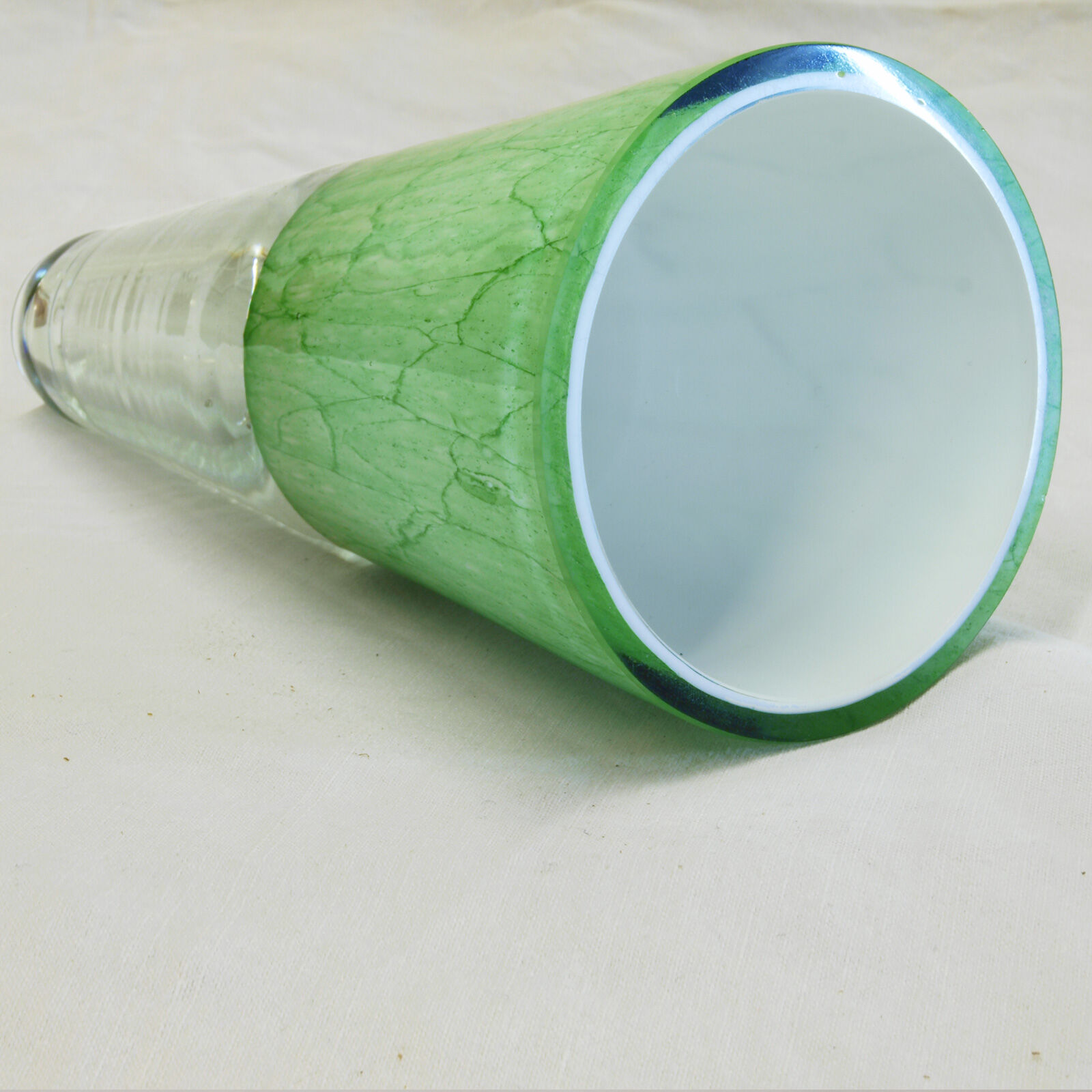 Multi-layered glass soliflore vase