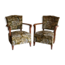 Paire de deux fauteuils anciens