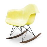 Rocking chair Lemon Yellow by Charles & Ray Eames - Herman Miller-1970