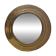 Round brass mirror