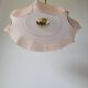 Suspension en opaline rose