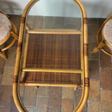 Rattan table and chairs set
