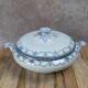 Soupière vintage Palissy England bleu & blanc
