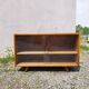 Meuble enfilade vitrine pied compas vintage