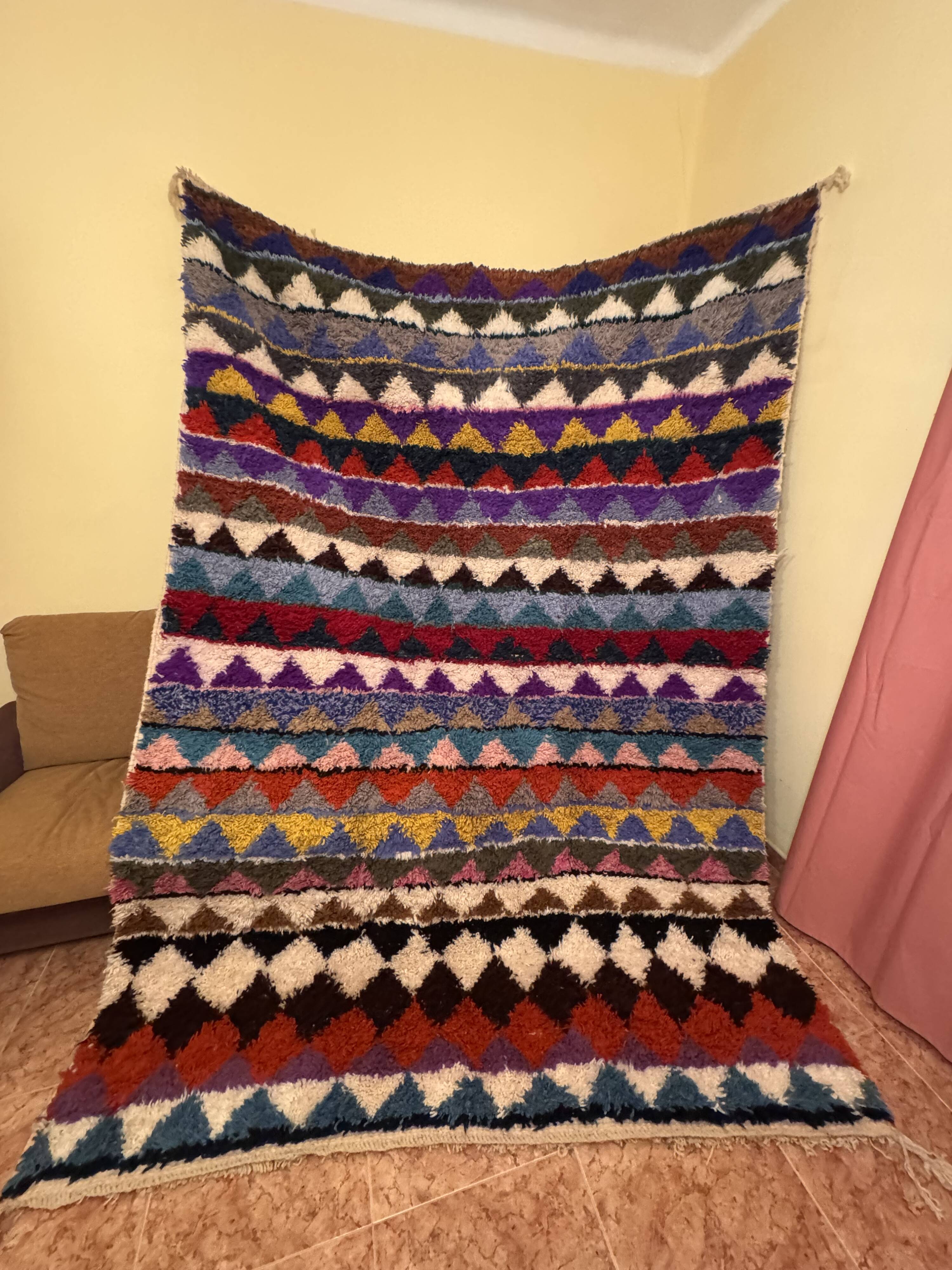 Handmade Berber wool rug 300X200 cm