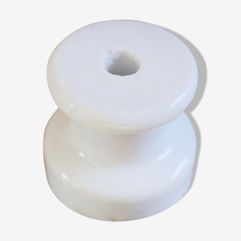 High rounded porcelain switch candle holder