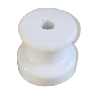 High rounded porcelain switch candle holder
