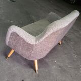 Sofa 2 places Egg 50s 60s