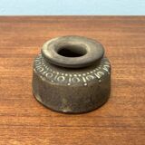 Brutalist mid-century studio pottery vase by Johannes Lessmann for Keramische Werkstatt Margaretenhöhe, Essen.