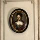 Oil on copper, female portrait, late 17th century.