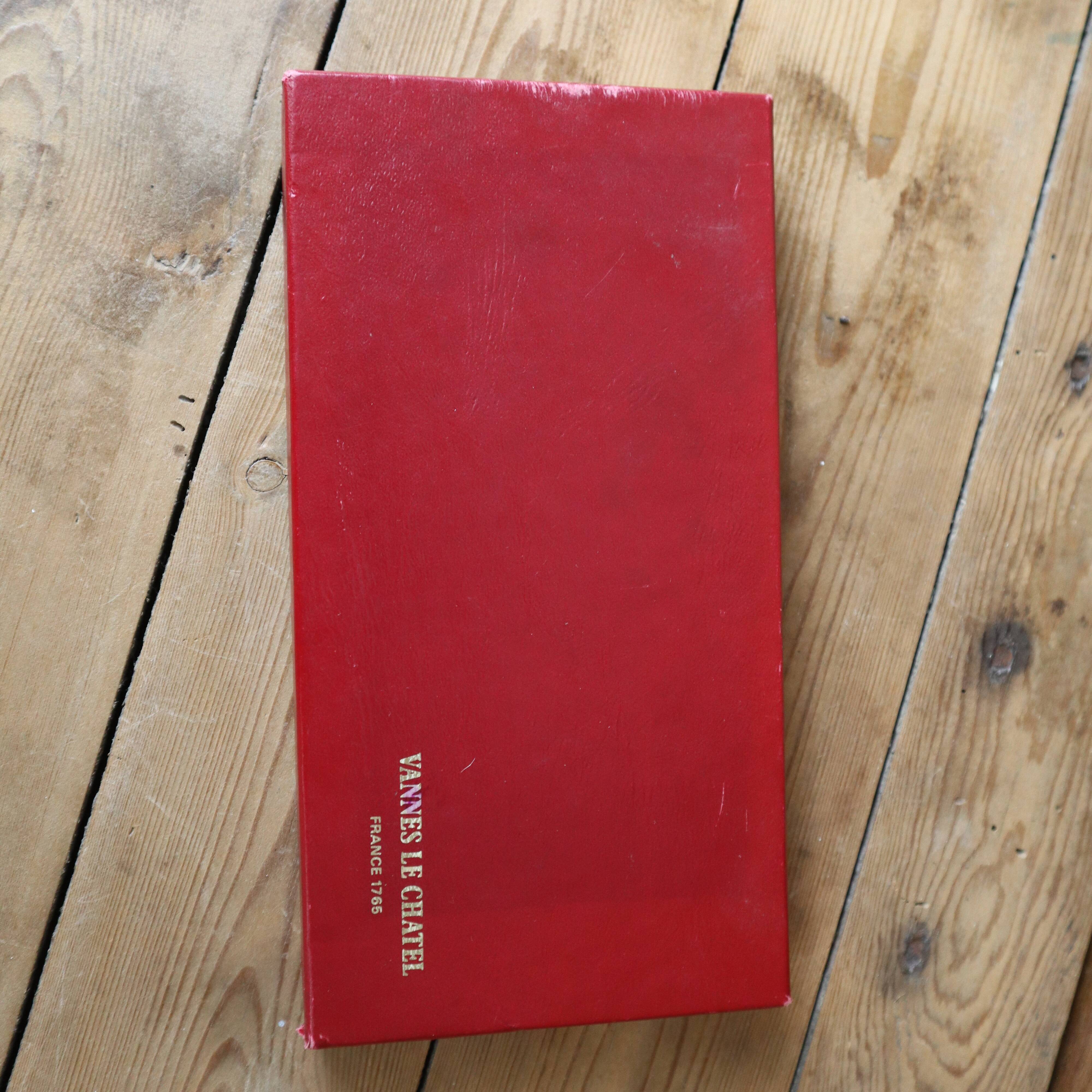 6 knife holders from the vannes le chatel crystal works - france 1765