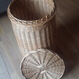 Wicker laundry box from villaines the rocks