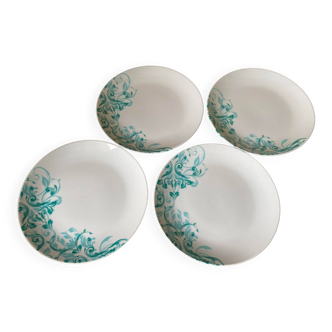 Set of 4 Eaton Fine Dining dessert dinner plates