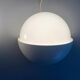 Round wall lights, small and large, in white metal by Bega, 1970s, Germany.
