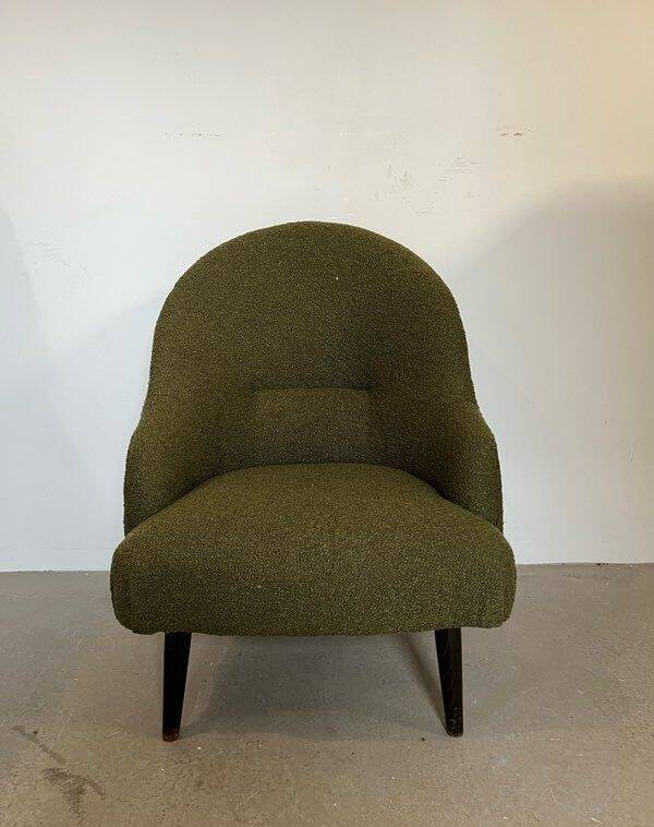 Restored crapaud armchair