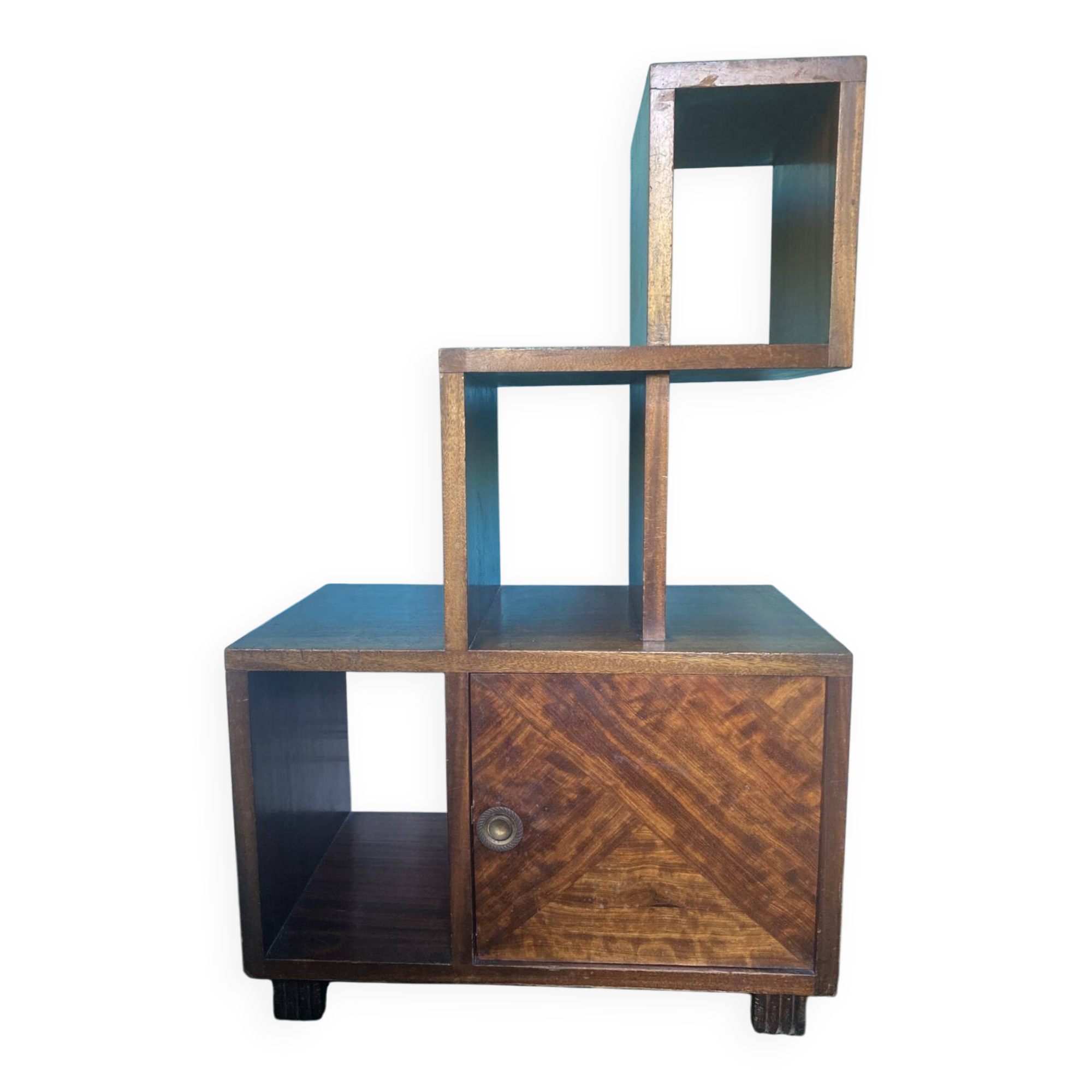 Solid wood bedside table