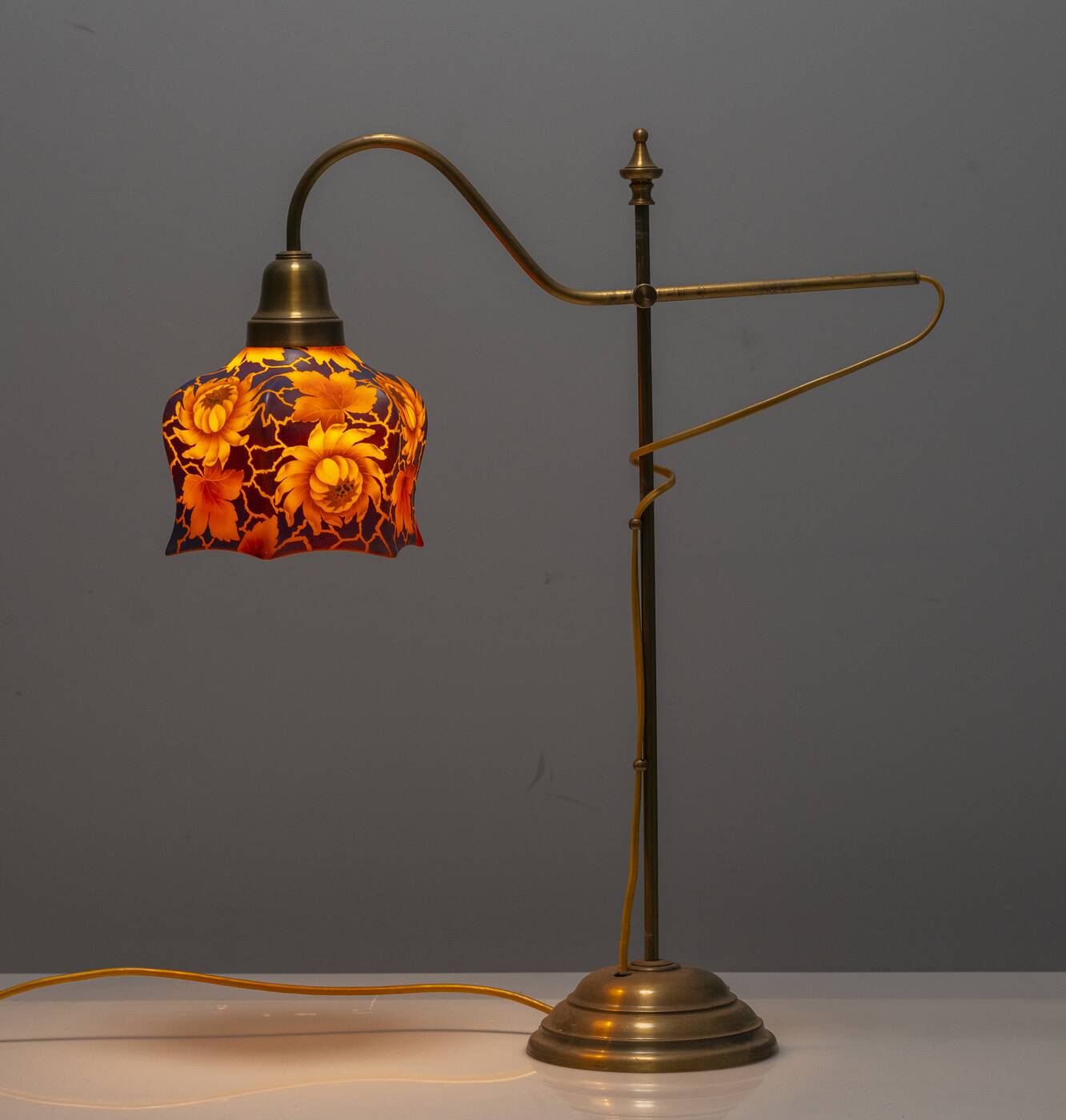 Glass lampshade, 1920s