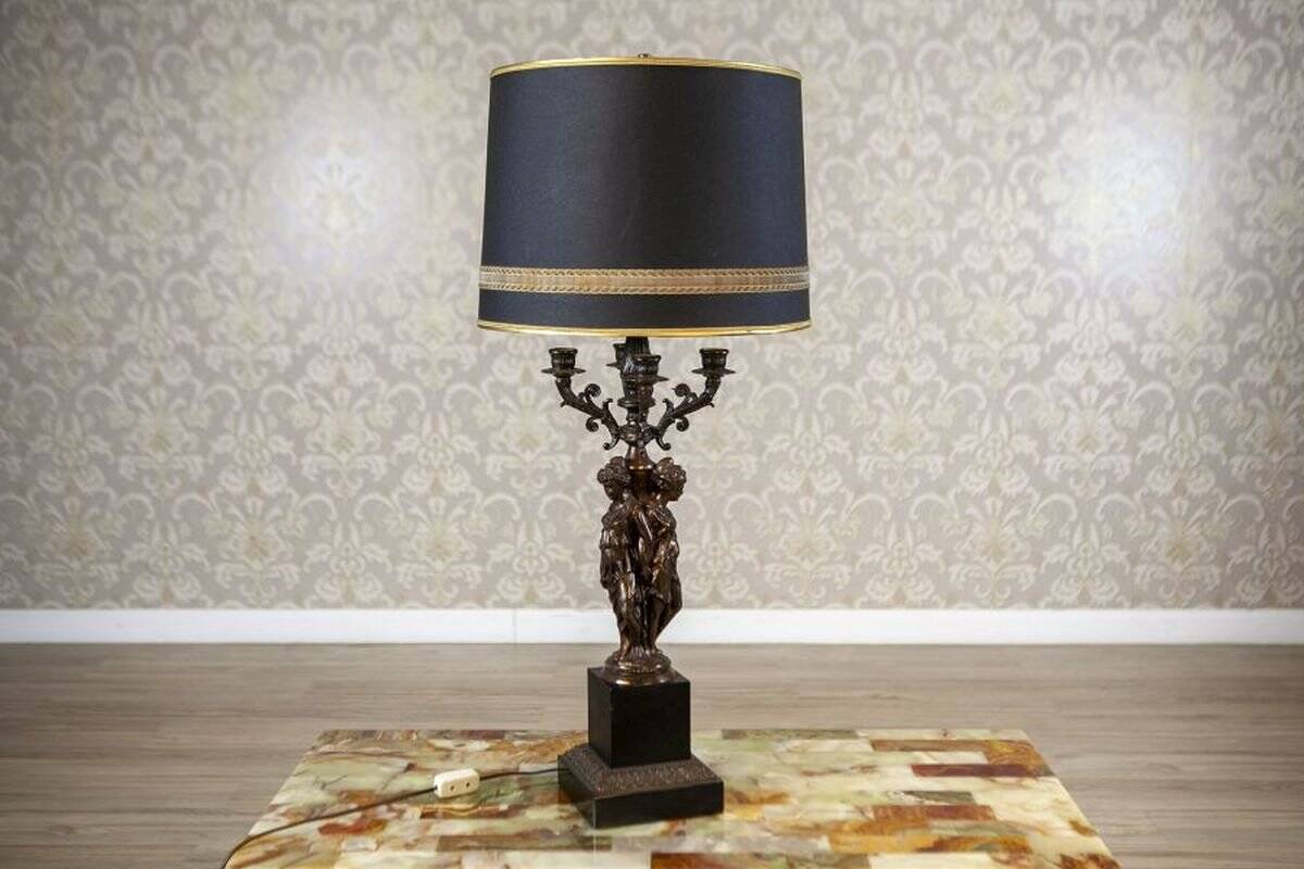 Late 20th Century Mid-Century Modern Desk Lamp in Black